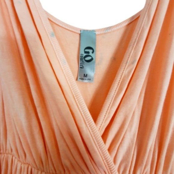 Go COUTURE V-NECK TIE-DYE MAXI DRESS NEW - Picture 11 of 14
